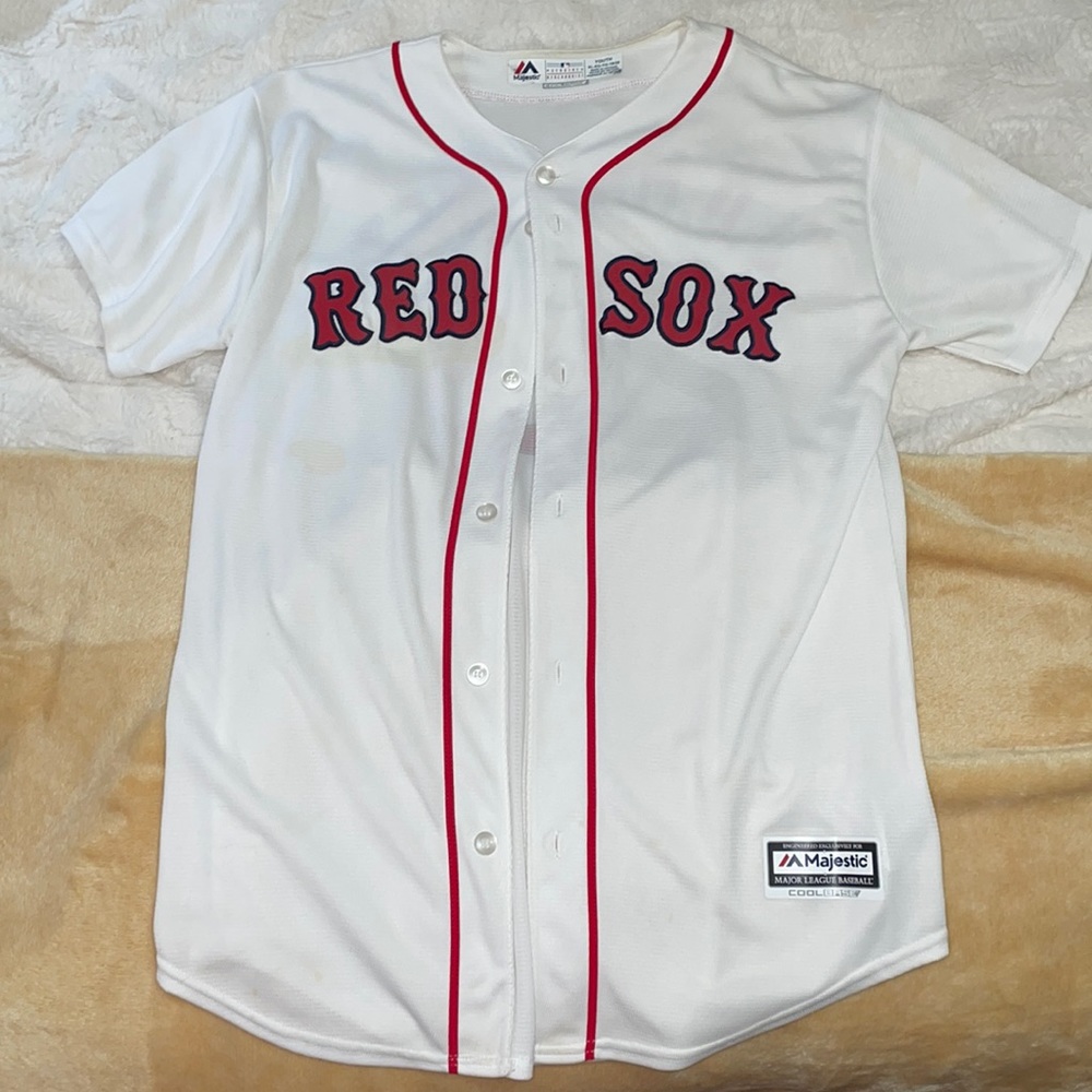 Majestic Youth XL Red Sox J.D. Martinez Replica Player Jersey